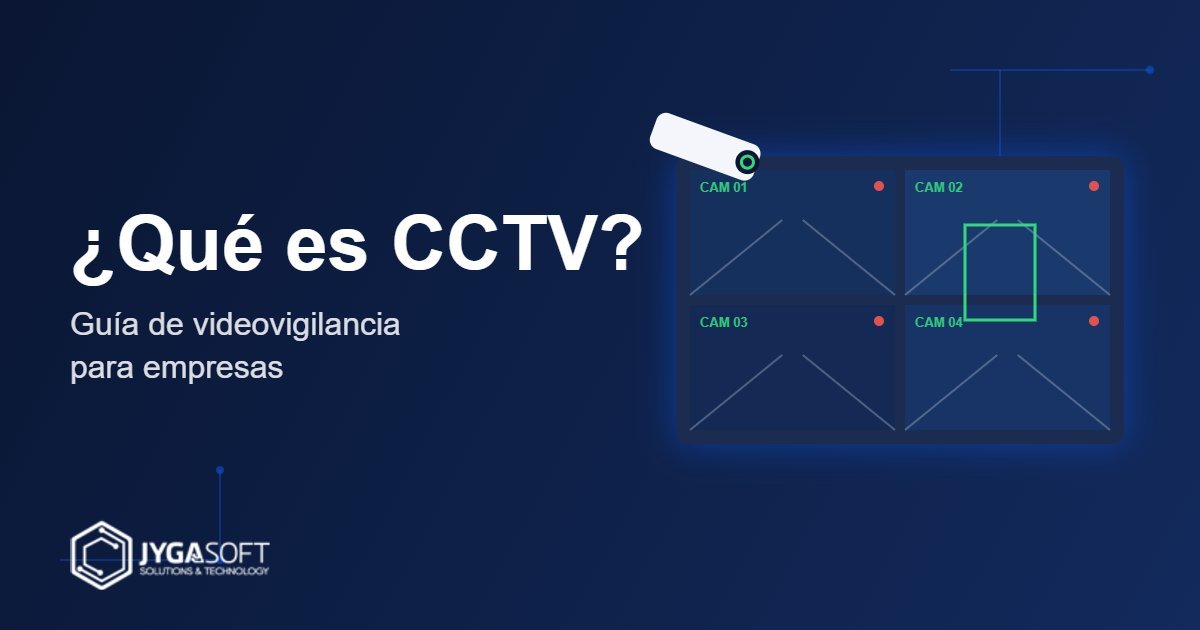 Muro de monitores de un sistema CCTV con cuatro cámaras y marco de detección